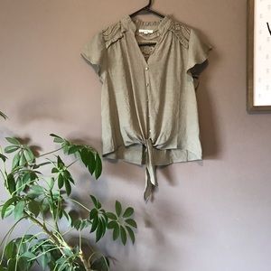 COPY - Tie Front Blouse